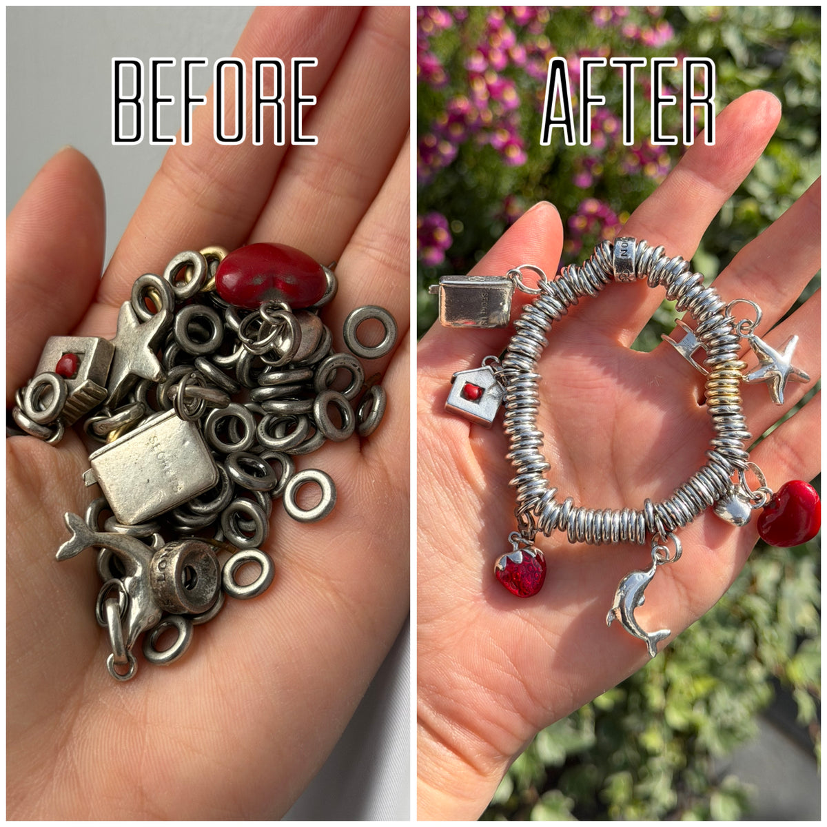 Links Of London Sweetie Bracelet Re-string & Clean Service
