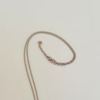 Authentic Gucci Interlocking GG Aged Sterling Silver 925 Necklace With Pouch
