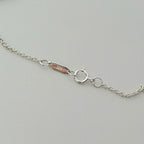 Tiffany & Co. Elsa Peretti Spain Sterling Silver 925 Small Open Heart Pendant Necklace 18 Inches