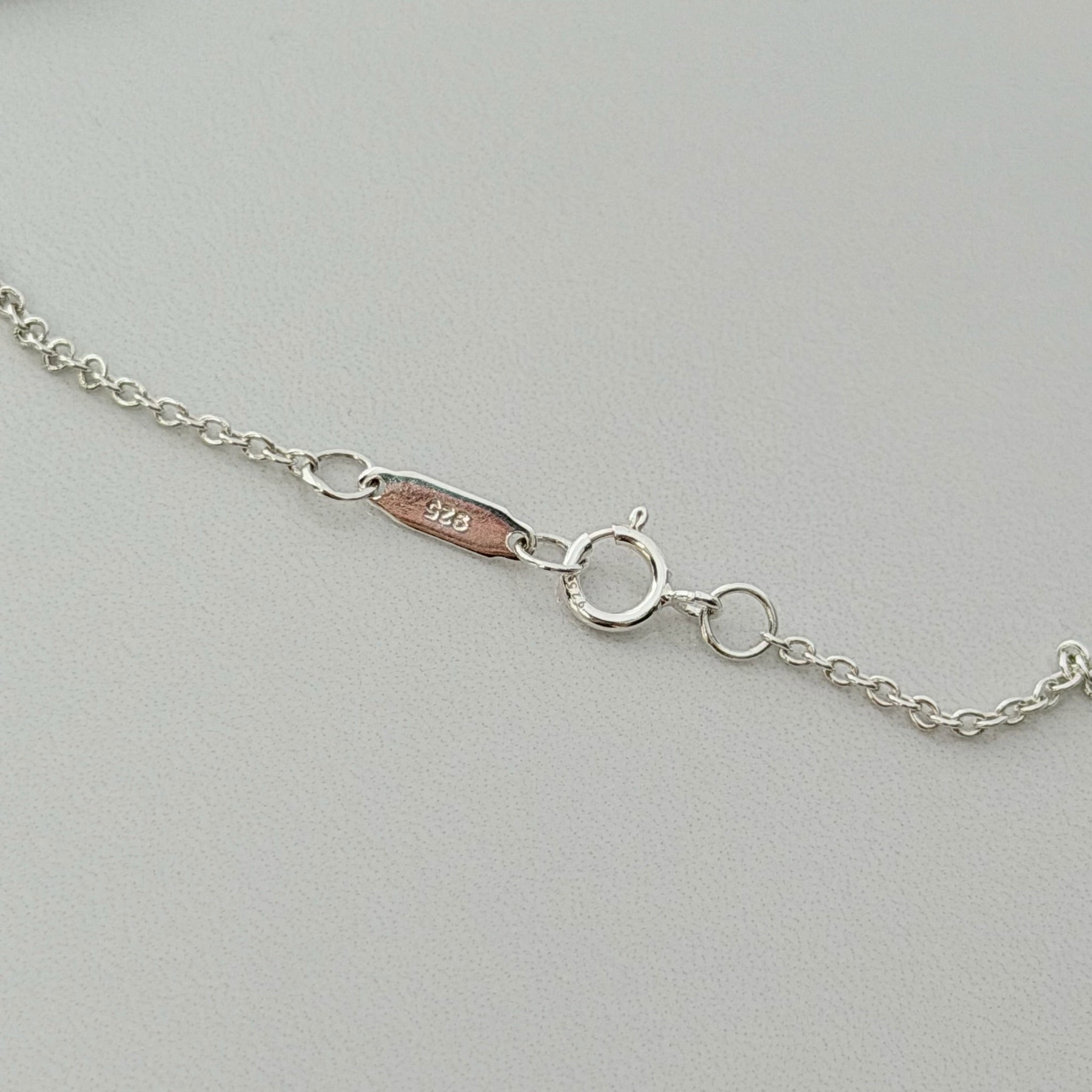 Tiffany & Co. Elsa Peretti Spain Sterling Silver 925 Small Open Heart Pendant Necklace 18 Inches