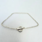 Links Of London Sterling Silver 925 T-bar Bracelet 7 Inches