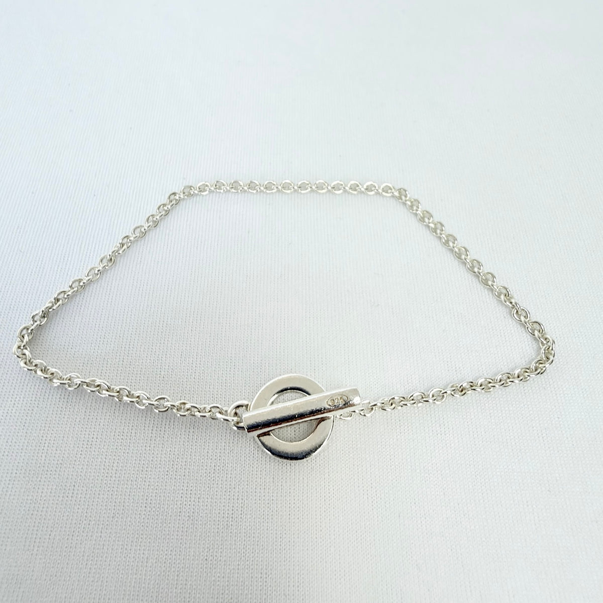 Links Of London Sterling Silver 925 T-bar Bracelet 7 Inches
