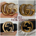 Gucci Belt Buckle 24K Gold Plating Email Consultation