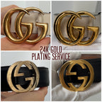 Gucci Belt Buckle 24K Gold Plating Email Consultation