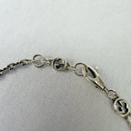 Gucci Red Heart Interlocking GG Bracelet Sterling Silver 925 16cm With packaging