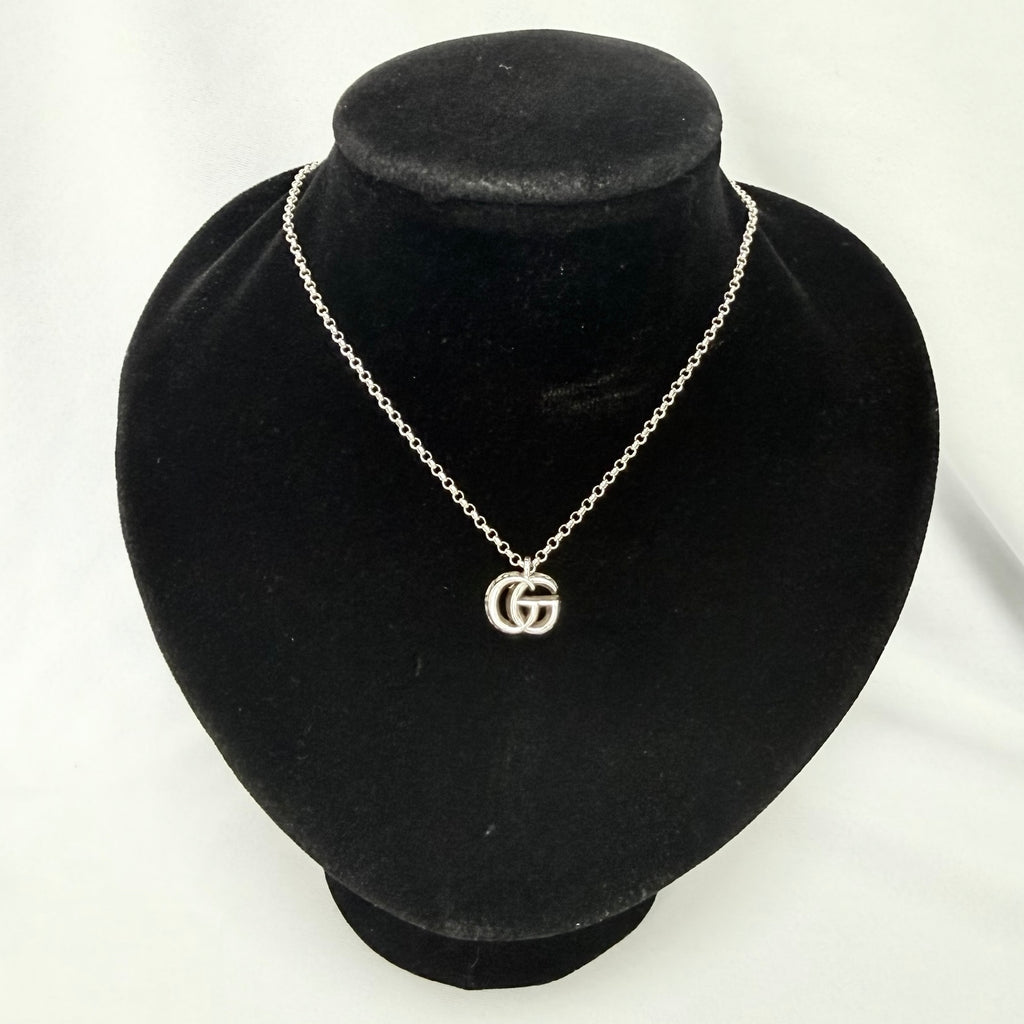 Gucci GG Marmont Sterling Silver 925 Necklace 38/42cm With Packaging