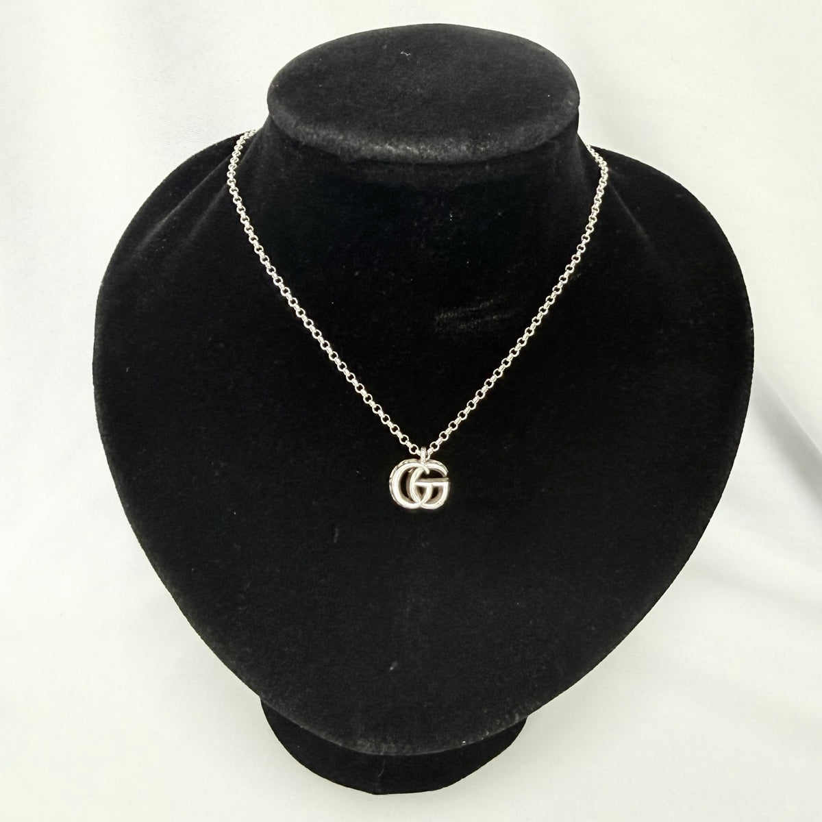 Gucci GG Marmont Sterling Silver 925 Necklace 38/42cm With Packaging