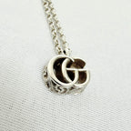 Gucci GG Marmont Sterling Silver 925 Necklace 38/42cm With Packaging