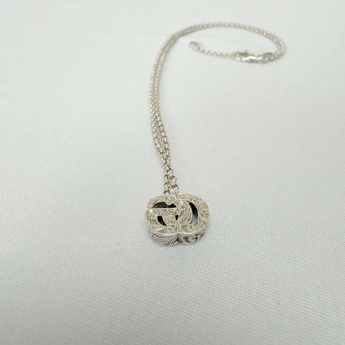 Gucci GG Marmont Sterling Silver 925 Necklace 38/42cm With Packaging