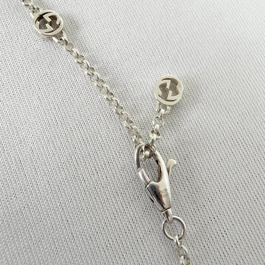 Gucci GG Marmont Sterling Silver 925 Necklace 38/42cm With Packaging