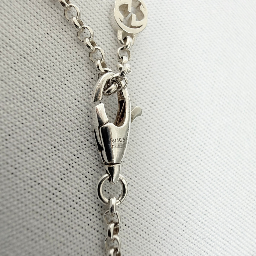 Gucci GG Marmont Sterling Silver 925 Necklace 38/42cm With Packaging