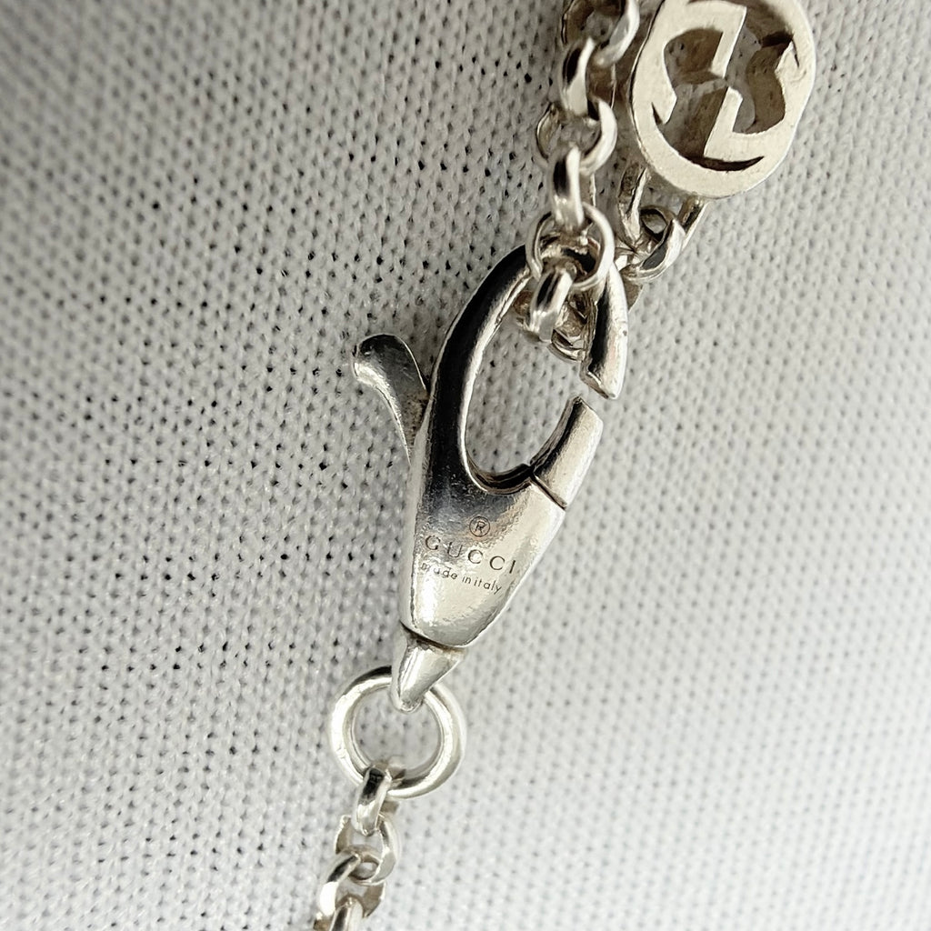 Gucci GG Marmont Sterling Silver 925 Necklace 38/42cm With Packaging