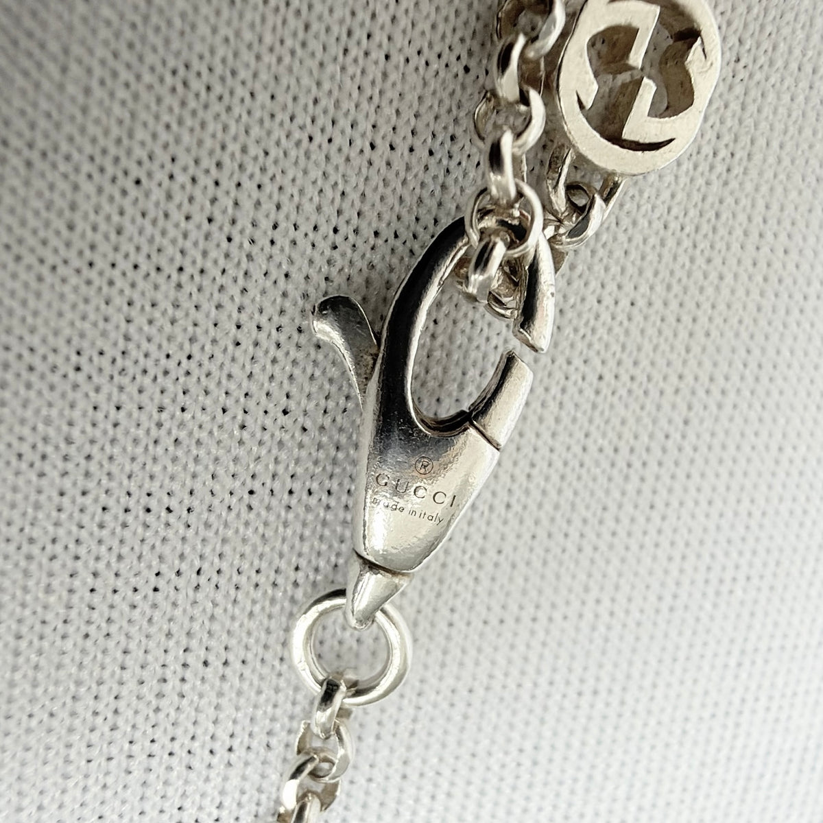 Gucci GG Marmont Sterling Silver 925 Necklace 38/42cm With Packaging